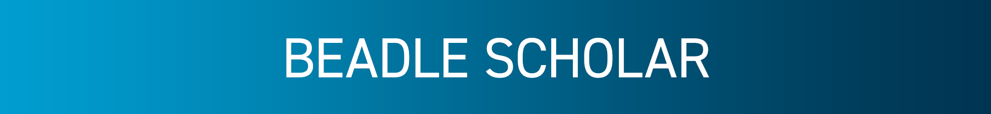Beadle Scholar